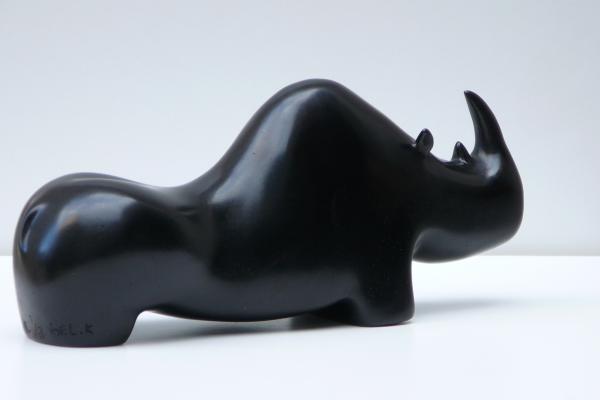 "Rhino" bronze patine noire
