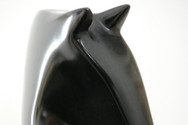 "Cheval" bronze patine noire petit modèle