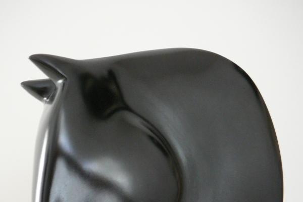 "Cheval" bronze patine noire petit modèle